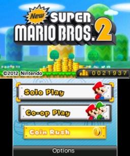 New Super Mario Bros. 2 Title Screen